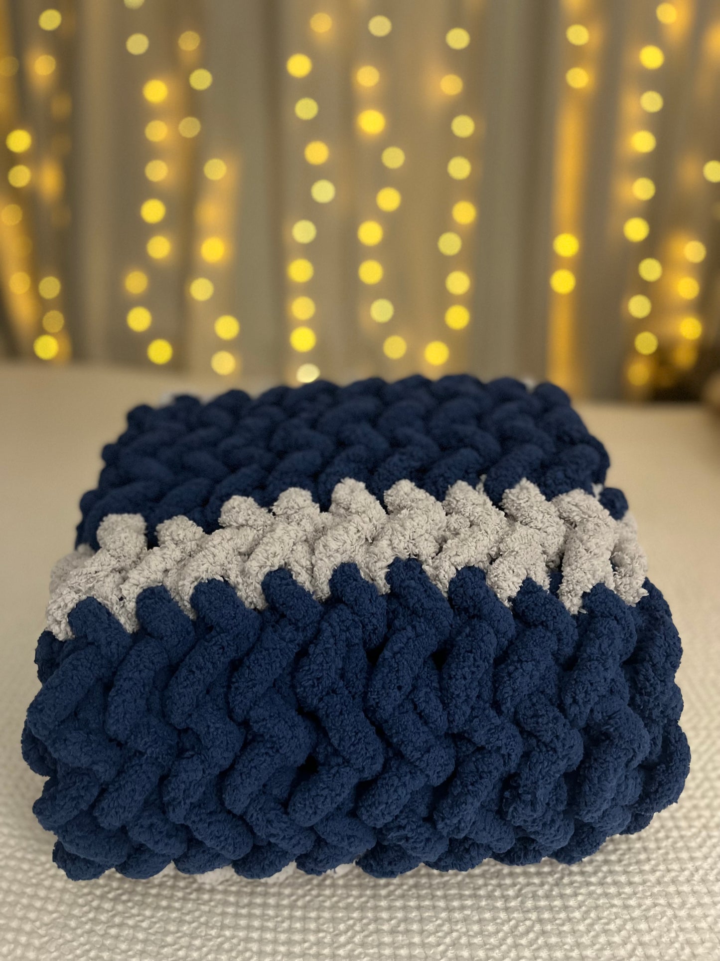 Baby Lux Herringbone Chunky Knit