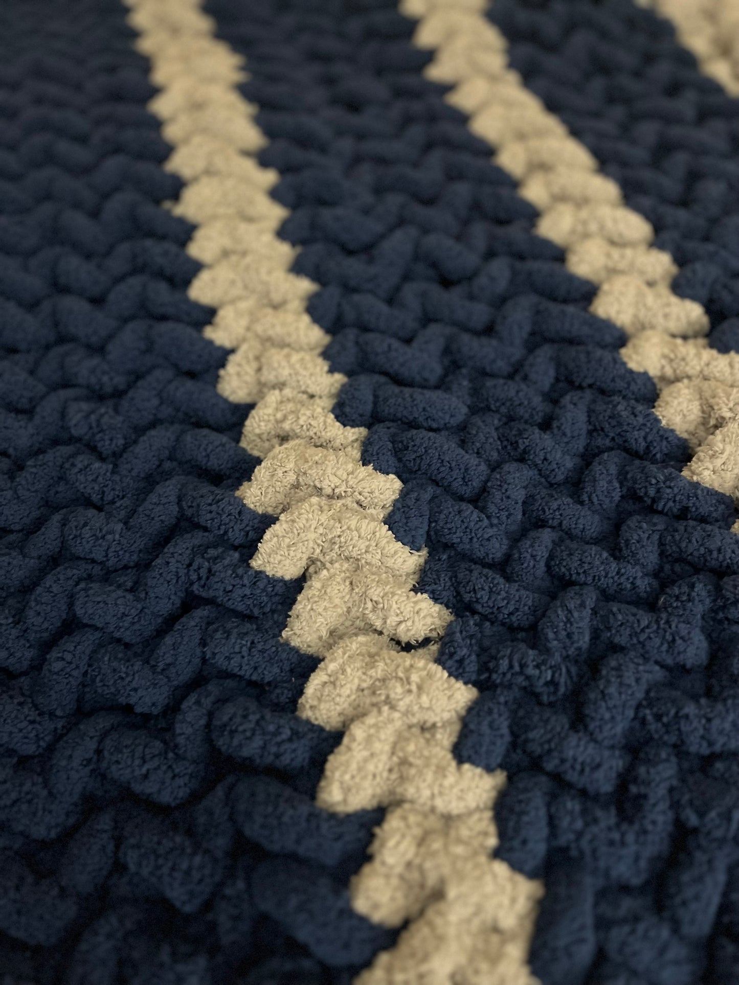 Baby Lux Herringbone Chunky Knit